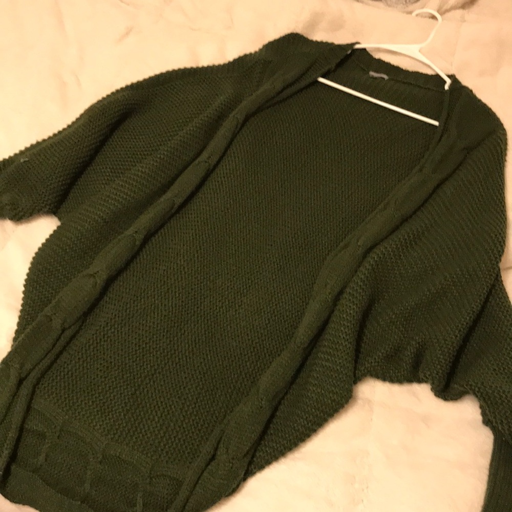 Green Cardigan